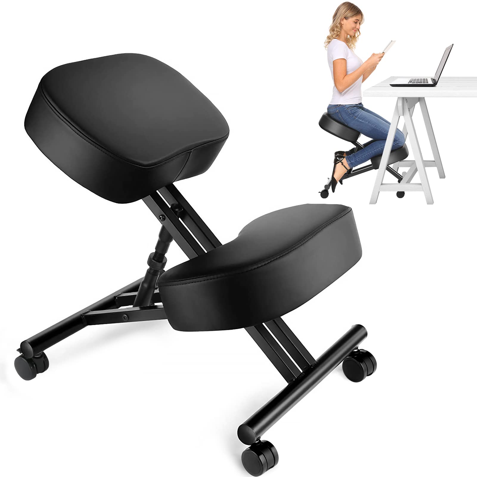Office Furniture Ergonomic - Ergonomische knielstoel voor kantoor, verstelbare kruk