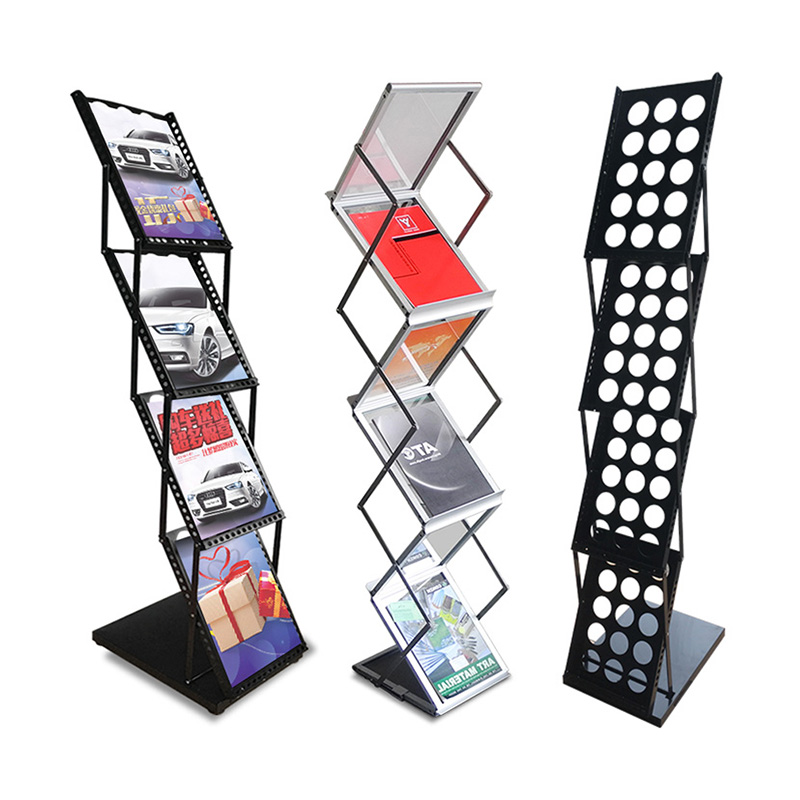 Office Furniture Catalogue - Magazijnrek, mobiel draagbaar stalen brochure- en