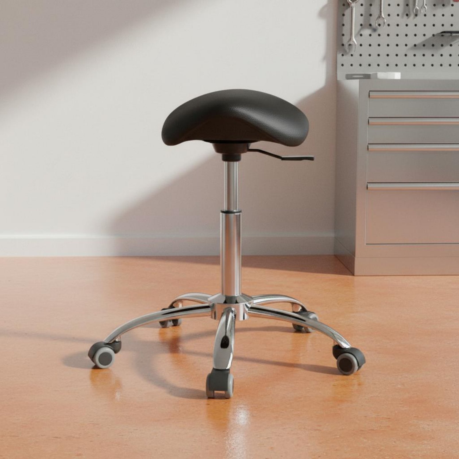 Office Furniture Ergonomic - Draaibare zadelkruk, zware uitvoering, ergonomische zadelstoel,