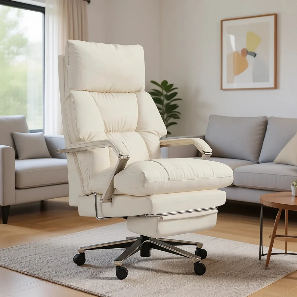 Office Footrest Cushion - 160 ° Verstelbare directiebureaustoel met voetsteun,