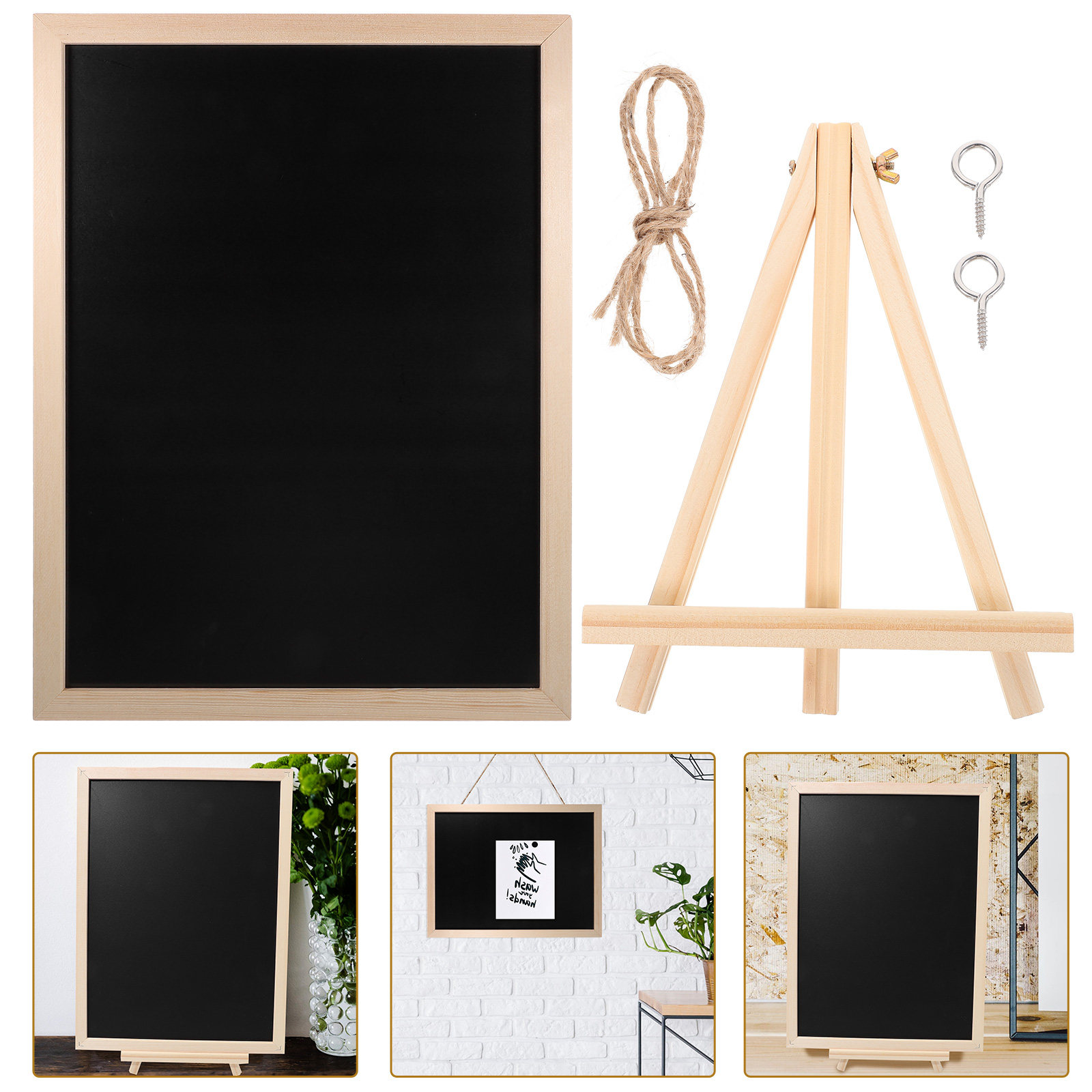 Bulletin Board Cork - 1Set Houten kurkbord Zacht prikbord Decoratief