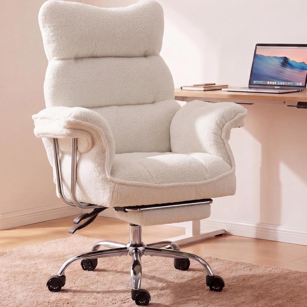 Office Footrest Cushion - Ergonomische grote bureaustoel met dik kussen,