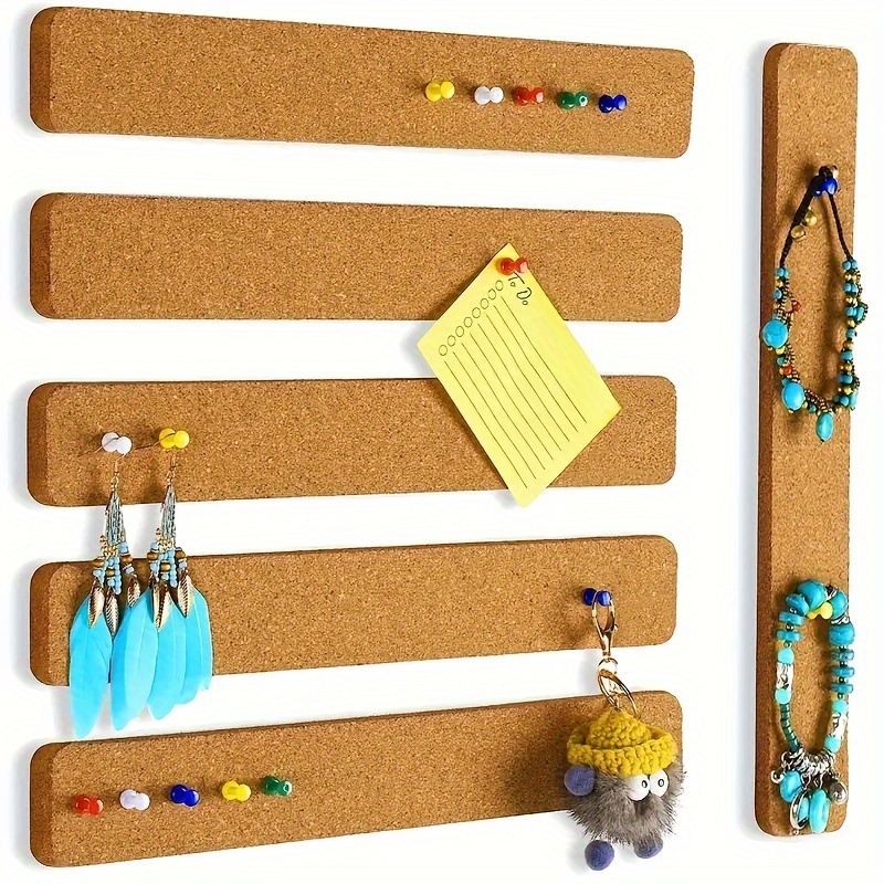 Bulletin Board Cork - Lange kurkbordstrips, kurkvilt, prikstrips, zelfklevende kurkstrips,