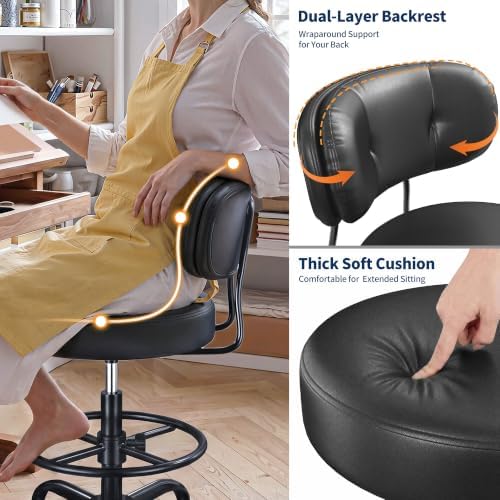 Tekenstoel met 17,32 inch bred - Office Footrest Cushion recensie en prijs