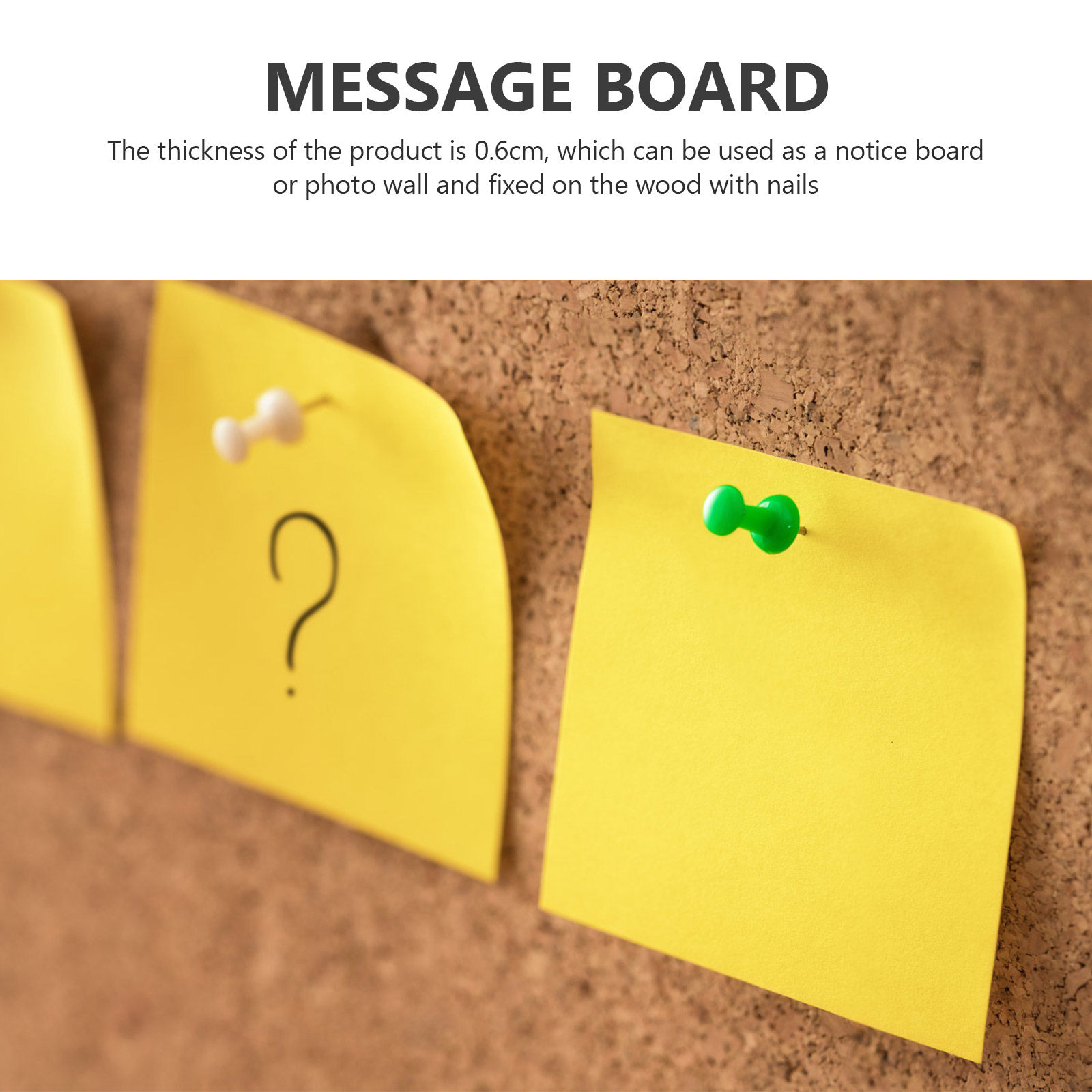 2 stuks kurkplaten houten prik - Bulletin Board Cork recensie en prijs