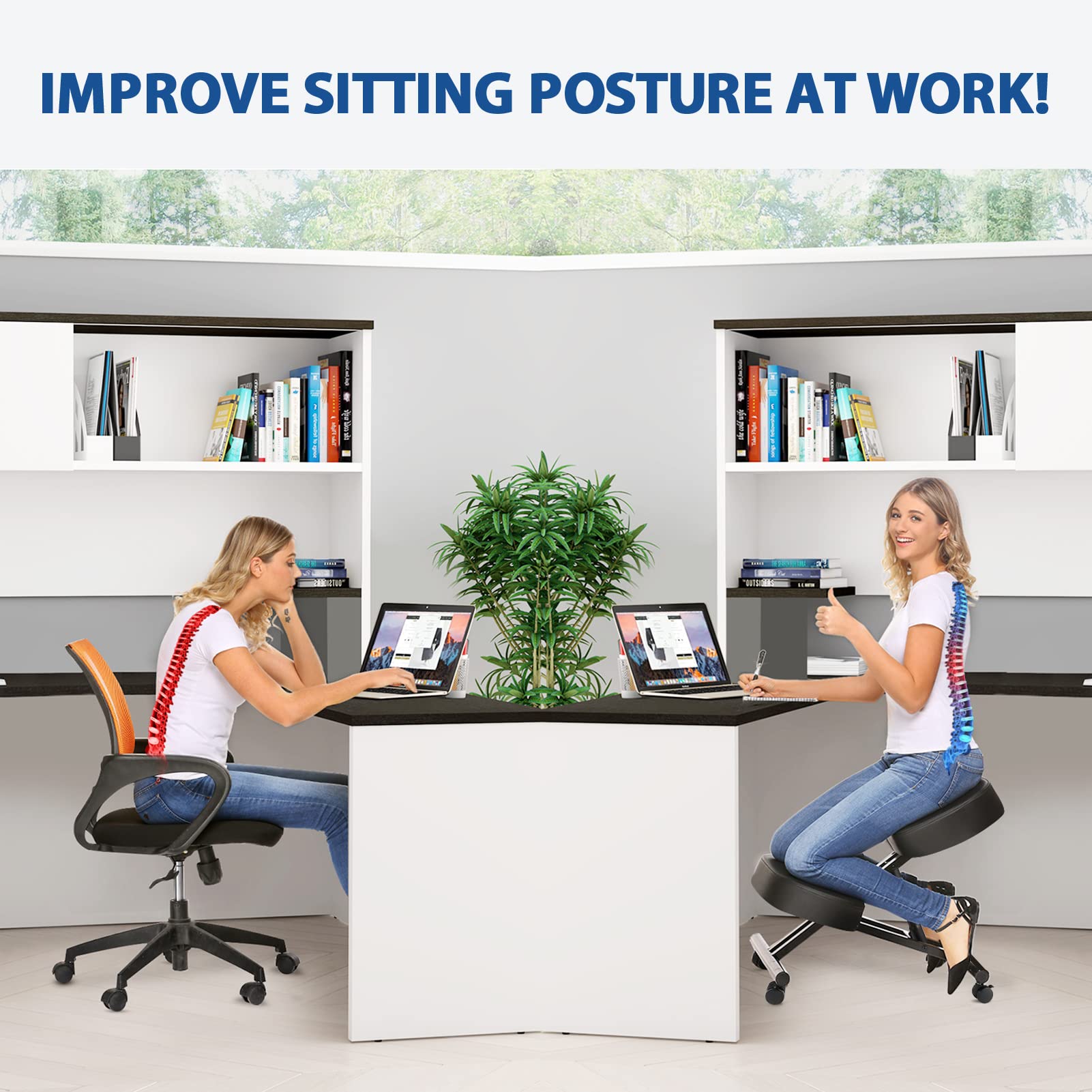 Ergonomische knielstoel voor k - Office Furniture Ergonomic recensie en prijs