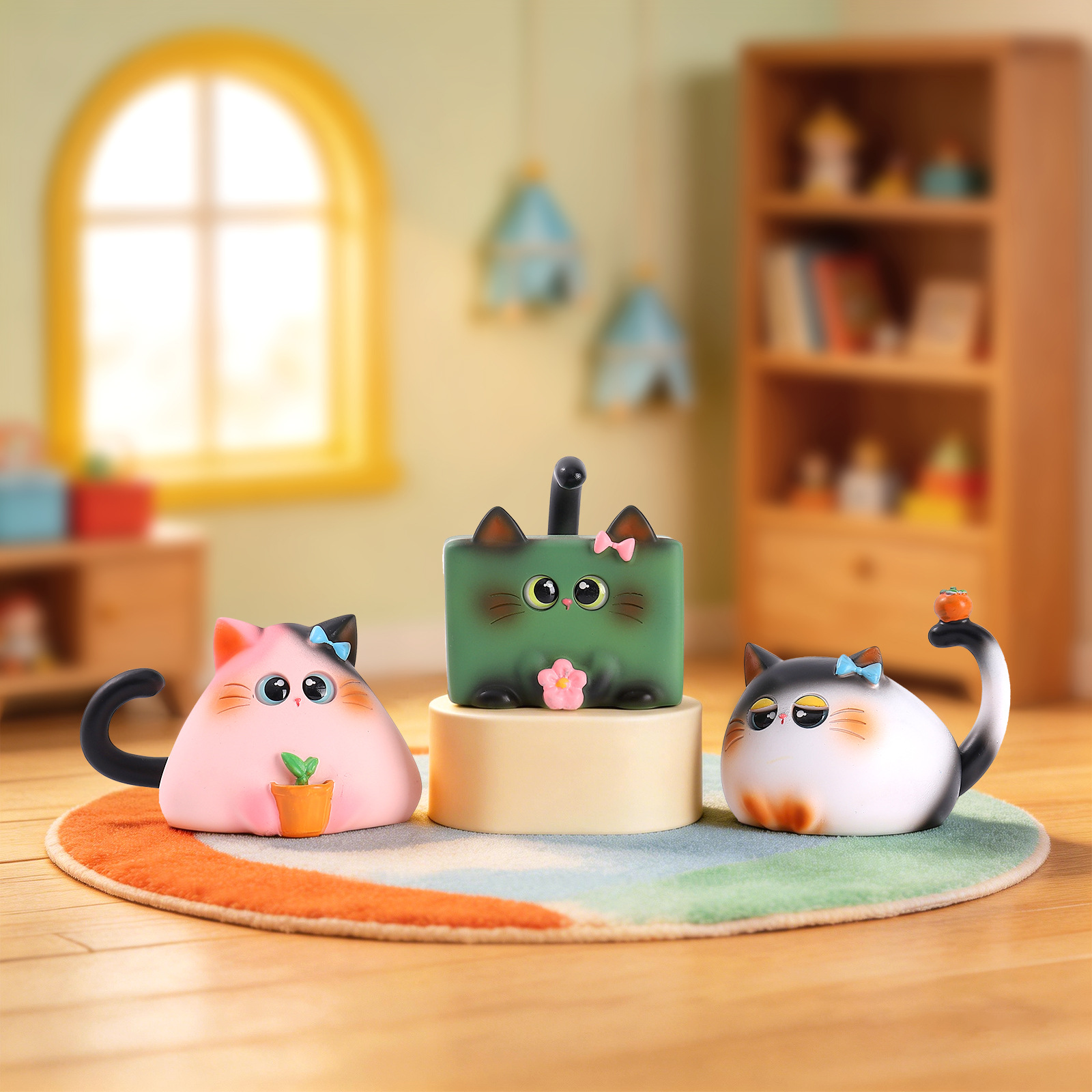 Blind Box Kat Beeldje Hars Cre - Office Furniture Used recensie en prijs