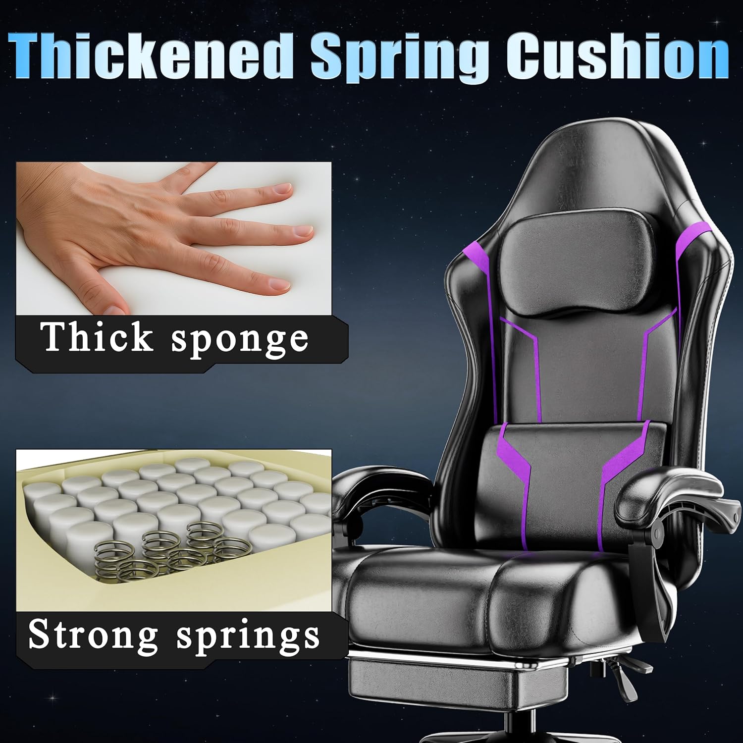 Ergonomische gamingstoel met z - Office Footrest Cushion recensie en prijs