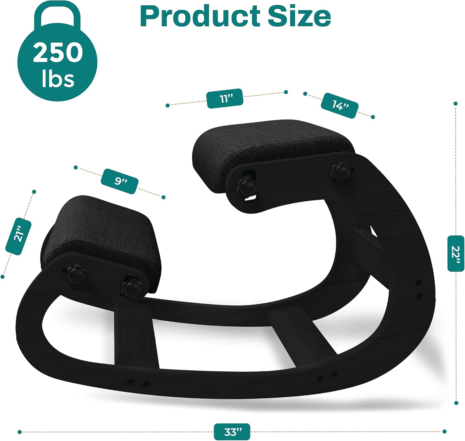 Ergonomische houten knielstoel - Office Furniture Ergonomic recensie en prijs