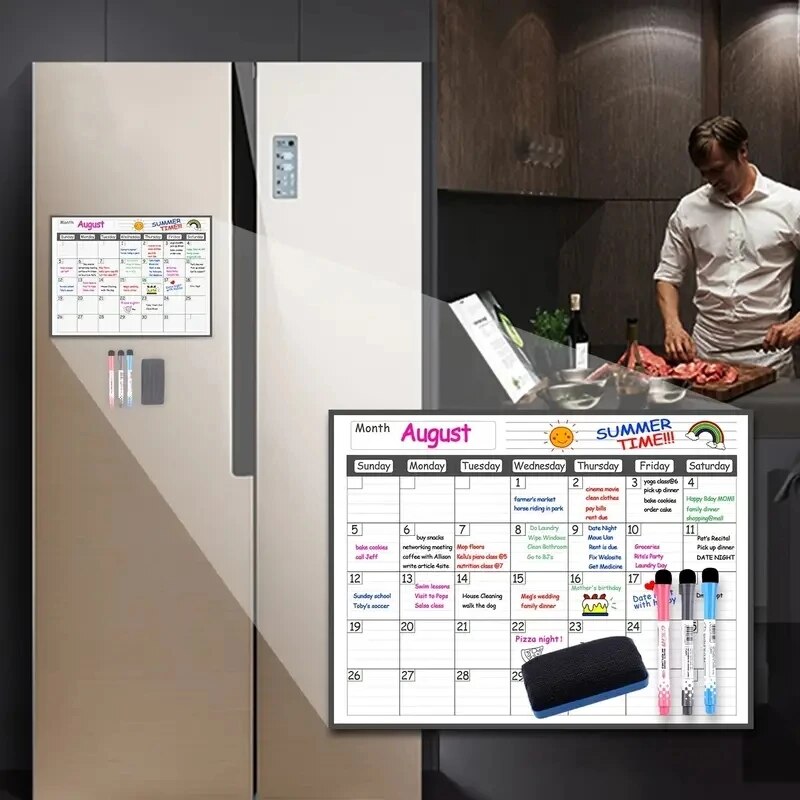 1 Set Magnetische Koelkast Dro - Magnetic Whiteboard Calendar recensie en prijs