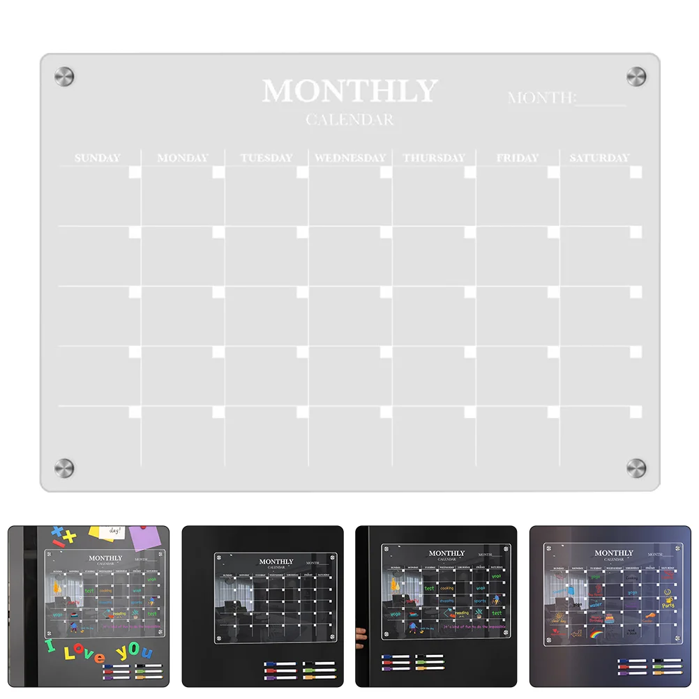 Magnetisch koelkastbord Acryl  - Magnetic Whiteboard Calendar recensie en prijs