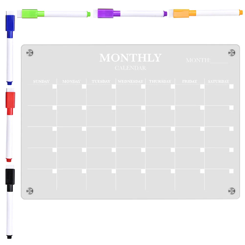 Magnetisch koelkastbord Acryl  - Magnetic Whiteboard Calendar recensie en prijs