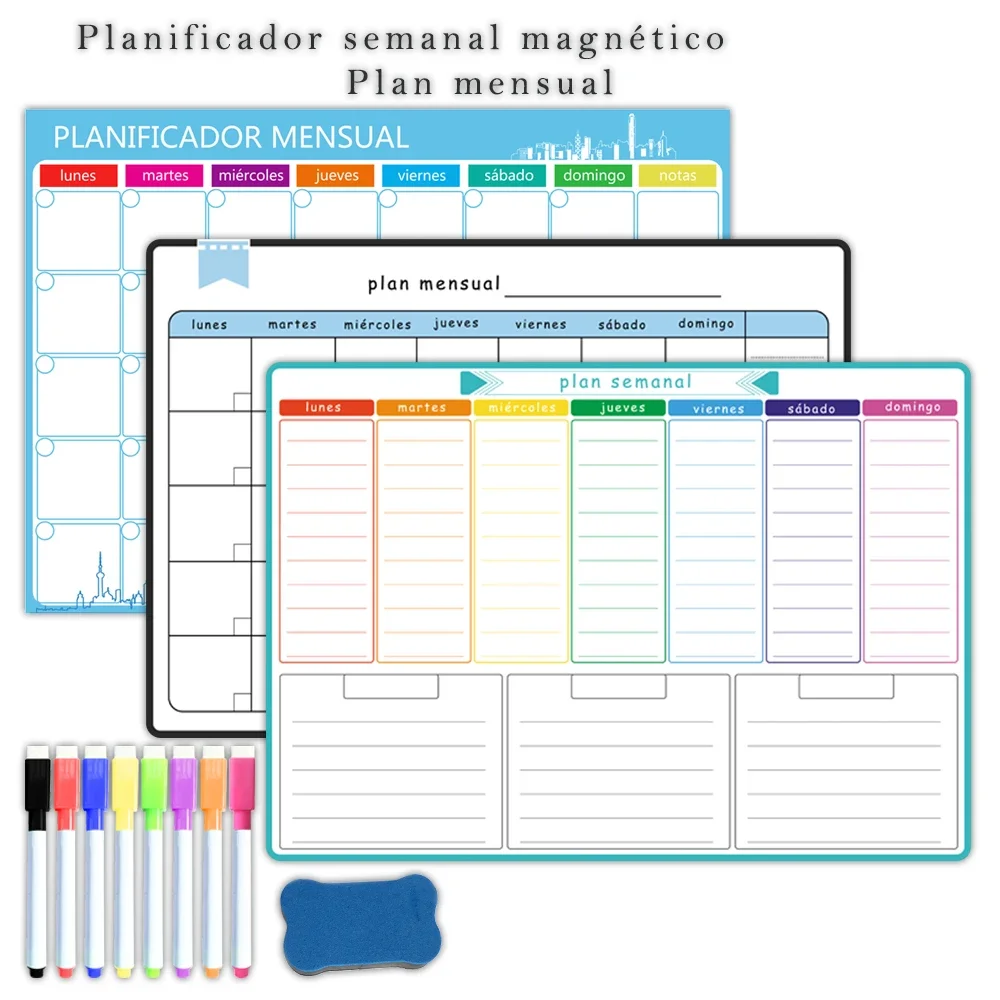 A3-formaat magnetische week- e - Magnetic Whiteboard Calendar recensie en prijs