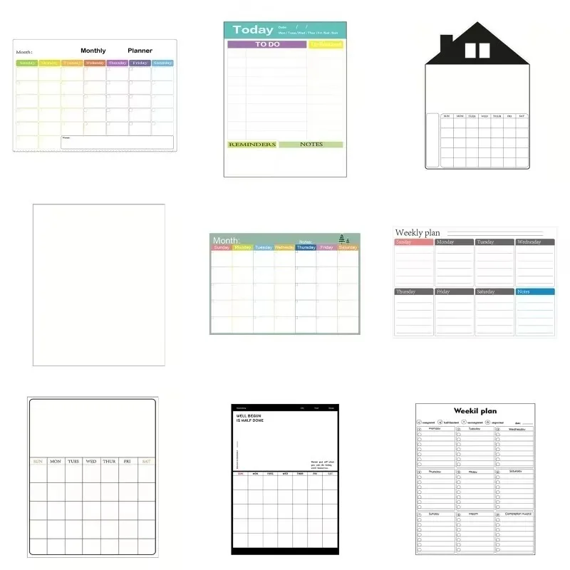 Koelkast Magnetisch Kalenderbo - Magnetic Whiteboard Calendar recensie en prijs