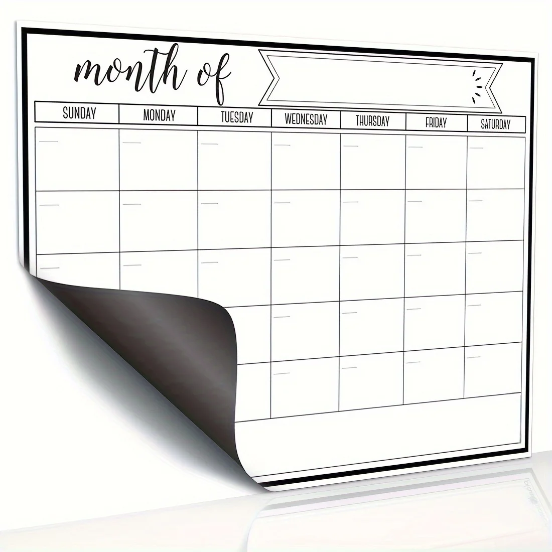 Magnetisch maandelijks kalende - Magnetic Whiteboard Calendar recensie en prijs