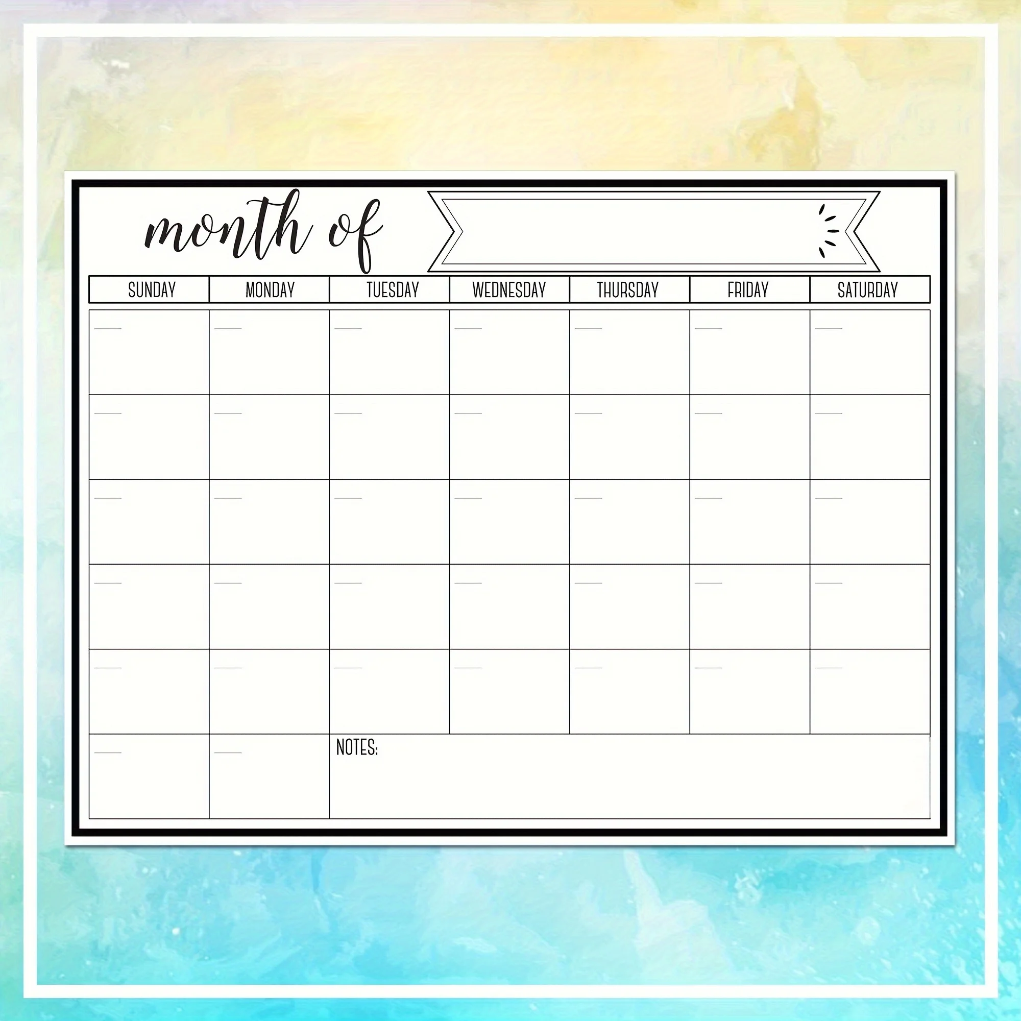 Magnetisch maandelijks kalende - Magnetic Whiteboard Calendar recensie en prijs