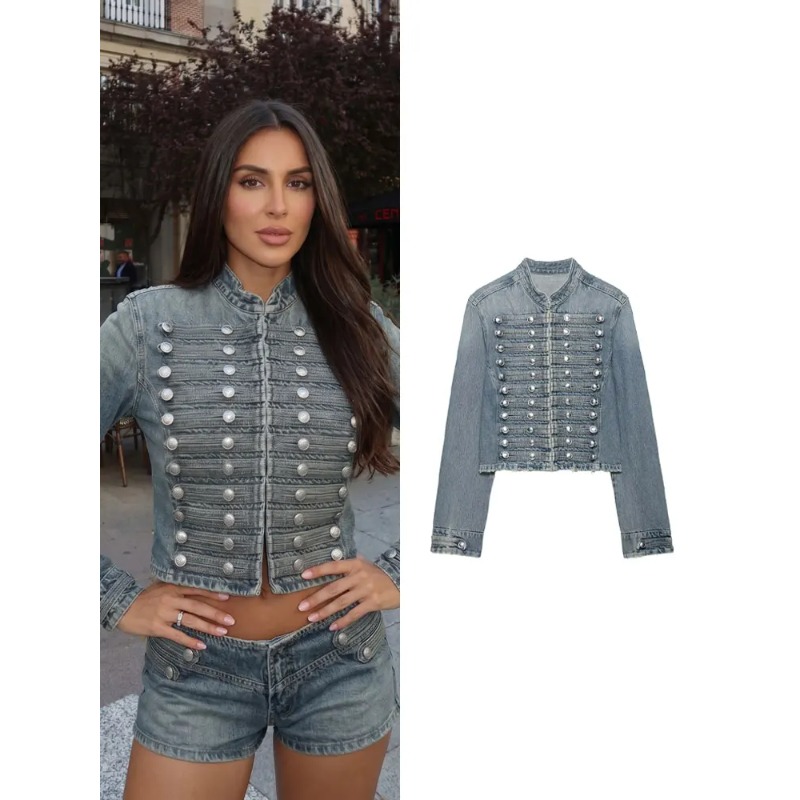 SMVP Dames Vintage denim jack  - Coat Rack Standing recensie en prijs
