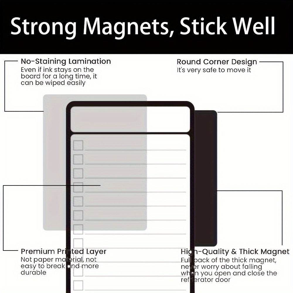 4 stuks magnetisch droog uitwi - Magnetic Whiteboard Calendar recensie en prijs