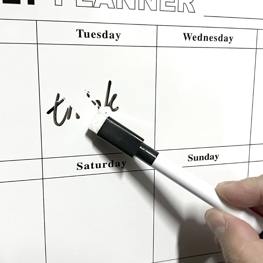 Uitwisbare weekplan Schema Kal - Magnetic Whiteboard Calendar recensie en prijs