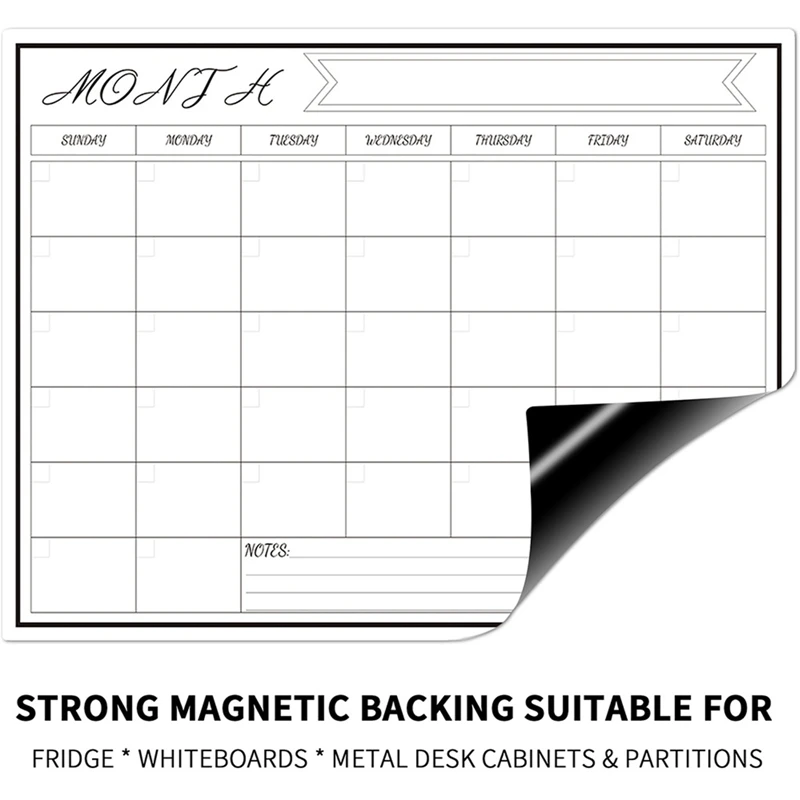Dagelijkse Week Maand Plan Mag - Magnetic Whiteboard Calendar recensie en prijs
