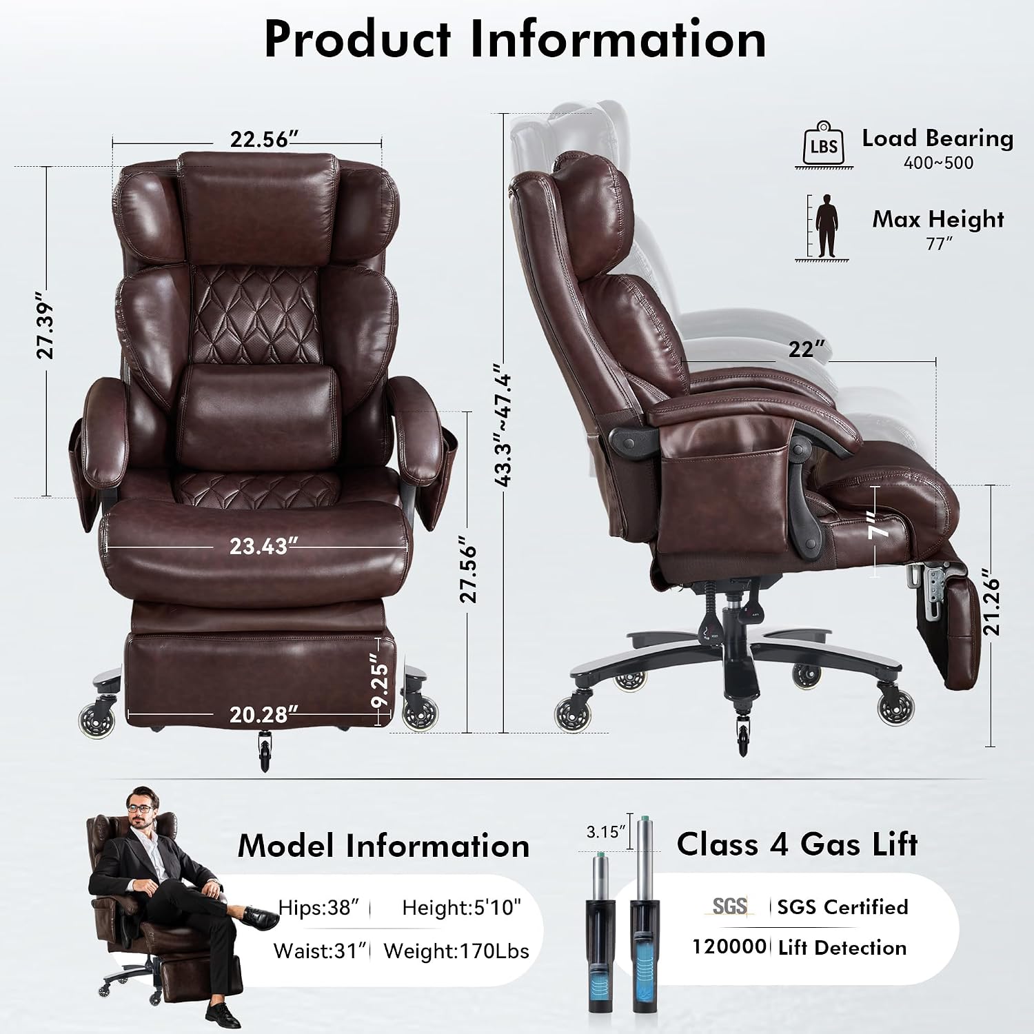 Grote & hoge ergonomische bure - Office Footrest Cushion recensie en prijs